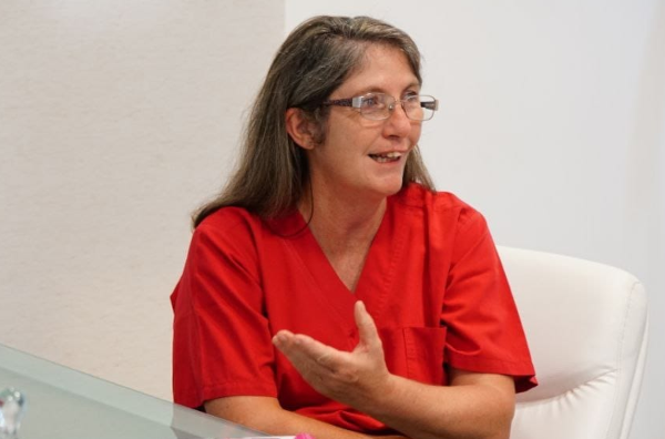 Dra. María Oliva, directora del Hospital Enrique V. de Llamas de Charata.
