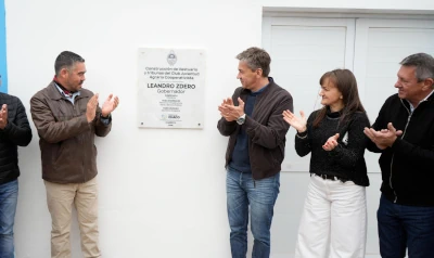 El gobernador Leandro Zdero visitó Charata el fin de semana.