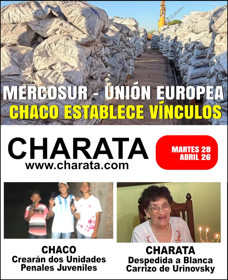 Portada de Charata,com del Martes 28 de abril del 2026