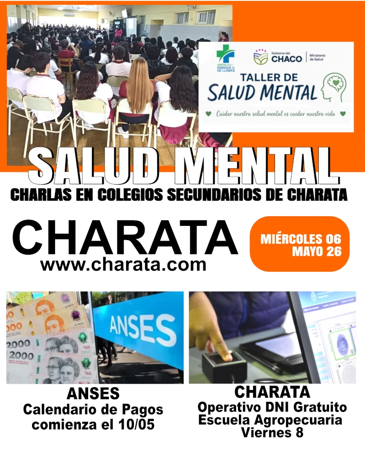 Tapa de Charata.com del Miércoles 6 de mayo del 2026. Últimas noticias de Charata, Chaco.