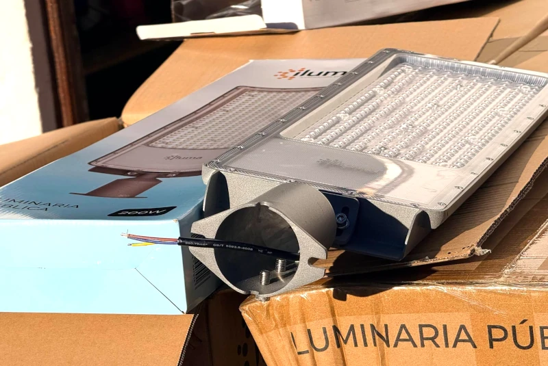 Nuevas luminarias para los accesos de la ciudad de Charata