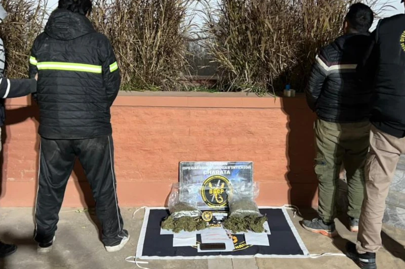 Detenidos en zona rural de Charata con marihuana