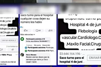 Red de estafa con turnos hospitalarios