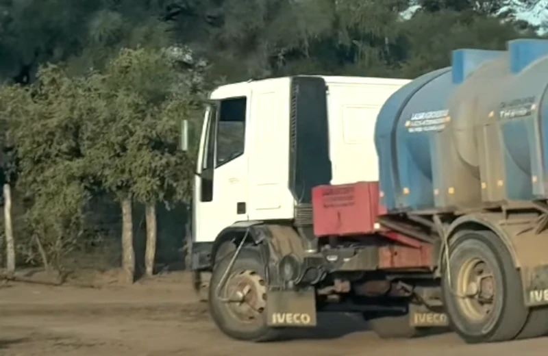 falta de agua en General Pinedo