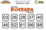 Quiniela Poceada sorteo 2330