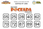 Quiniela Poceada 2350