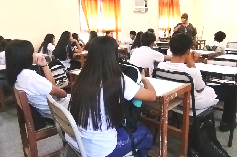 Clases aulas de escuelas de Chaco