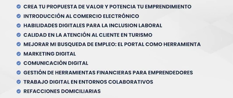 cursos gratuitos en Charata