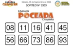 Quiniela Poceada 2353