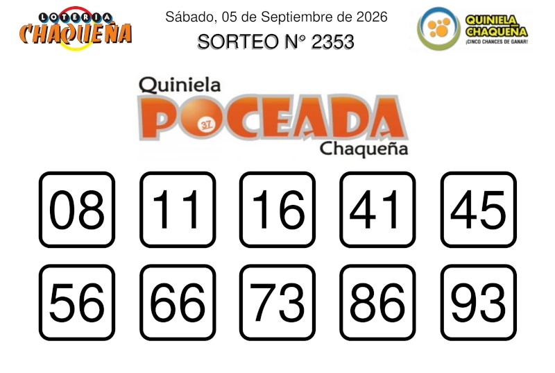 Quiniela Poceada 2353