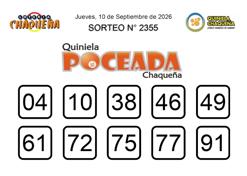 Quiniela Poceada 2355