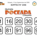Quiniela Poceada Chaqueña 2356