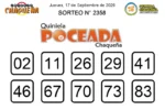 Quiniela Poceada Chaqueña 2358
