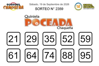 Sorteo Poceada Chaqueña 2359