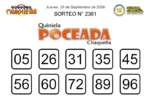 Quiniela Poceada 2631