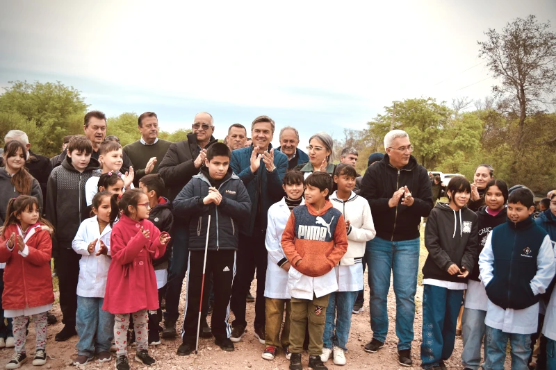 Ripio para escuela rural en Chaco