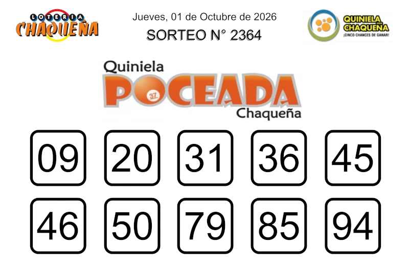 Quiniela Poceada 2364