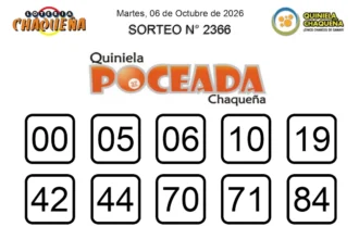 Quiniela Poceada Chaqueña 2366
