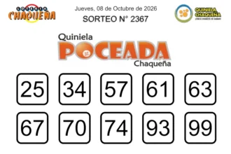 Quiniela Poceada Chaqueña 2367