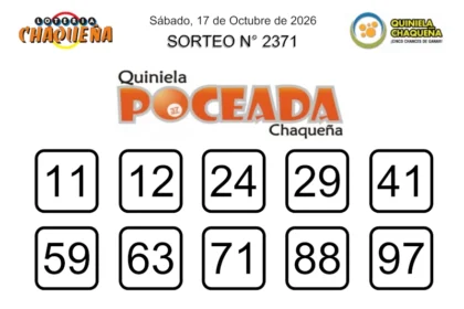 Quiniela Poceada Chaqueña 2371