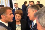 Zdero con Macrón
