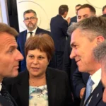 Zdero con Macrón