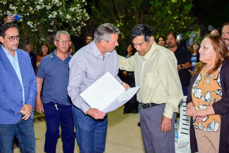 Imposición nombre Padre Sepi a calle de Charata